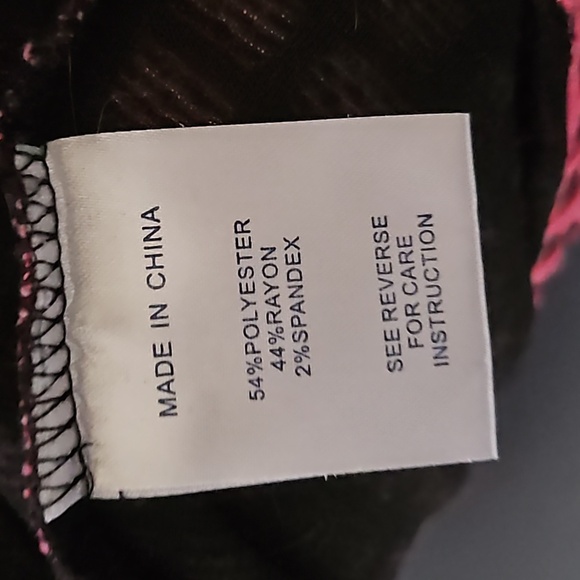 Tyler Böe Pink and Black Checkered Dress - SMALL - Picture 5 of 6